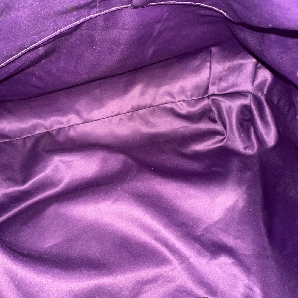 Coach Tartan Plaid Glam Tot Pink & Purple Poppy &  5 Hang Tags -‎ Collectible - Picture 13 of 15